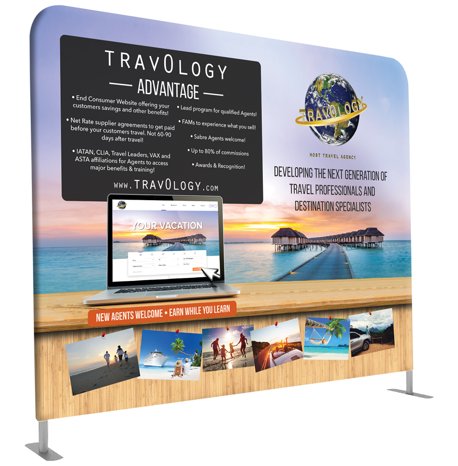 Travology Display Wall - With Bullets