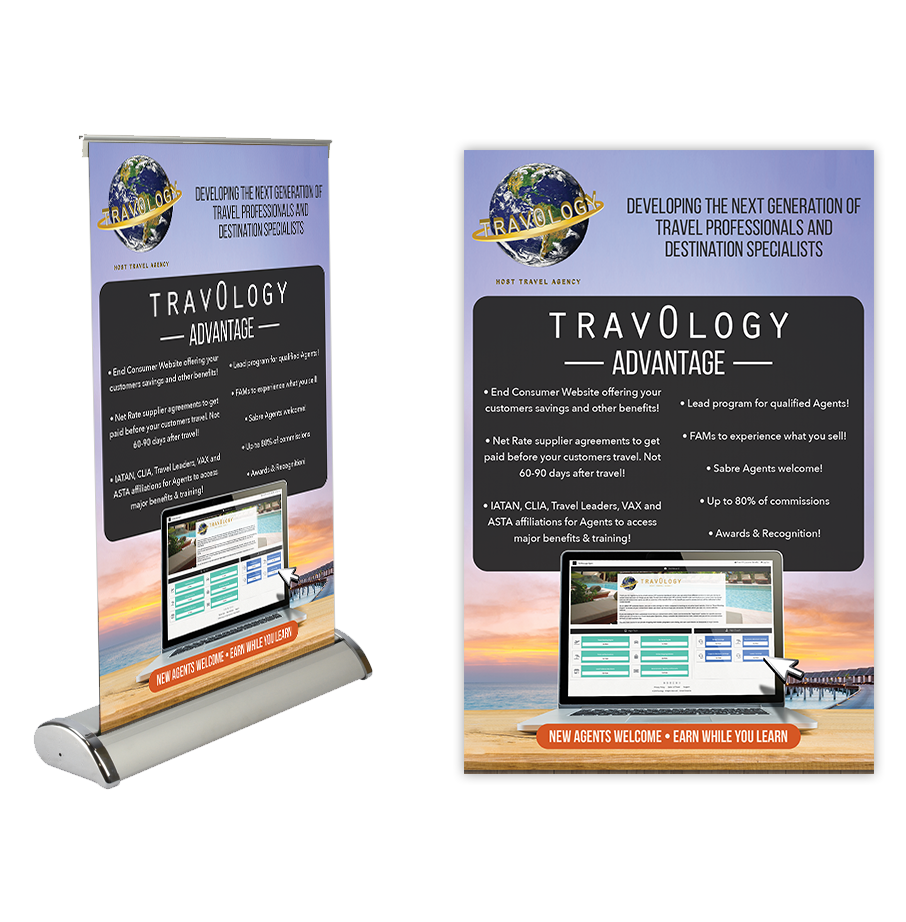 About Travology - Table Top Mini-Retractable Banner